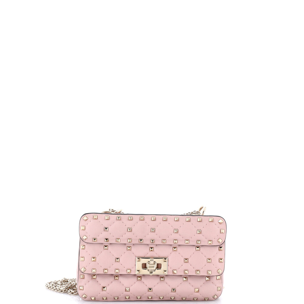 Valentino Garavani Small Rockstud Spike Flap Bag Quilted Leather